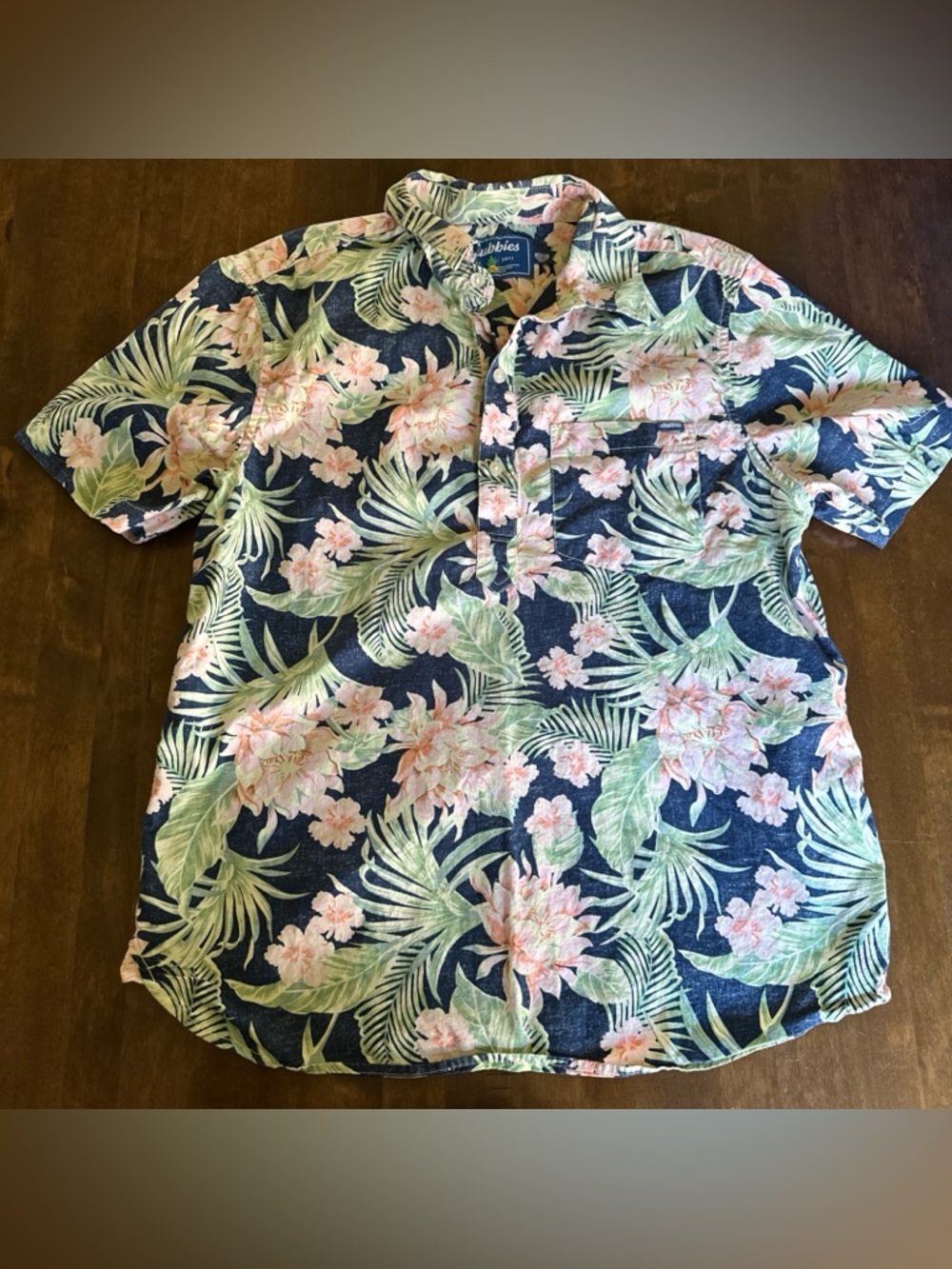 Chubbies Men's Size Medium The‎ Resort Wear Resort Weave Friday Shirt Tropical
